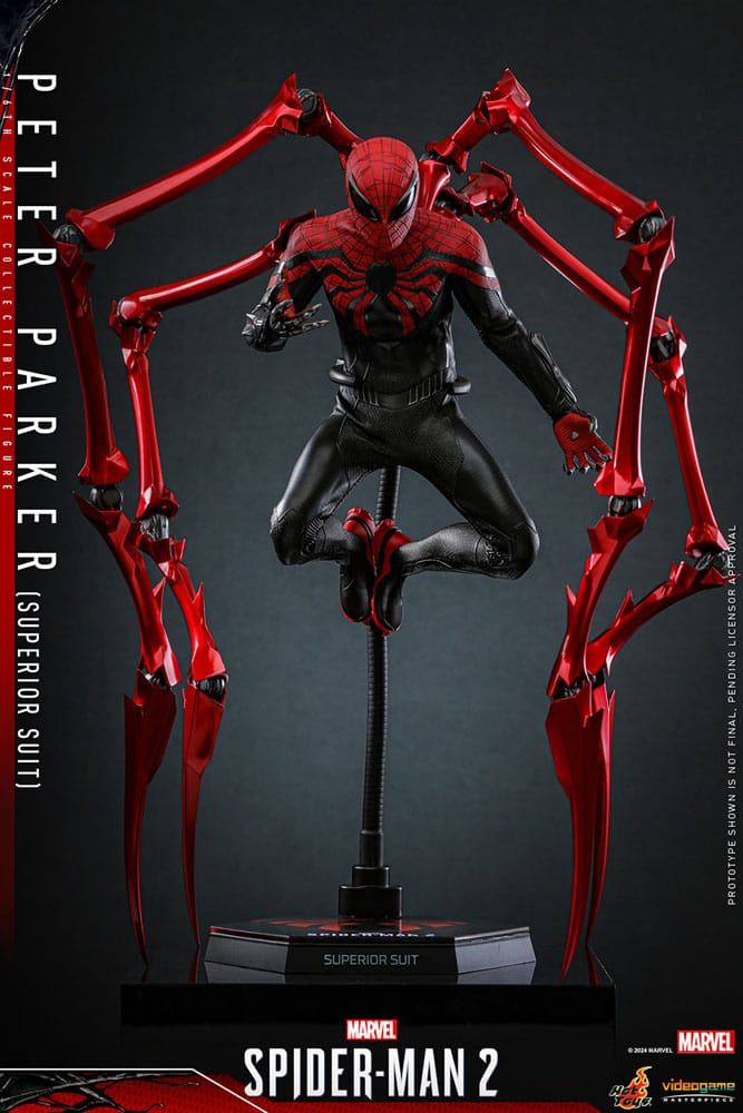 Spider-Man 2 Video Game Masterpiece Action Figure 1/6 Peter Parker (Superior Suit) 30cm - Action Figures - Hot Toys - Hobby Figures UK