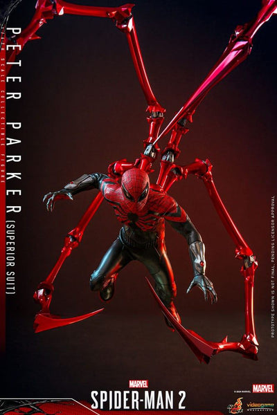 Spider-Man 2 Video Game Masterpiece Action Figure 1/6 Peter Parker (Superior Suit) 30cm - Action Figures - Hot Toys - Hobby Figures UK