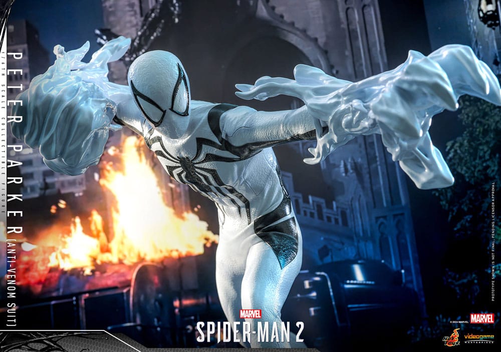 Spider-Man 2 Video Game Masterpiece Action Figure 1/6 Peter Parker (Anti-Venom Suit) 30cm - Action Figures - Hot Toys - Hobby Figures UK