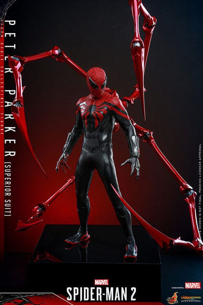 Spider-Man 2 Video Game Masterpiece Action Figure 1/6 Peter Parker (Superior Suit) 30cm - Action Figures - Hot Toys - Hobby Figures UK