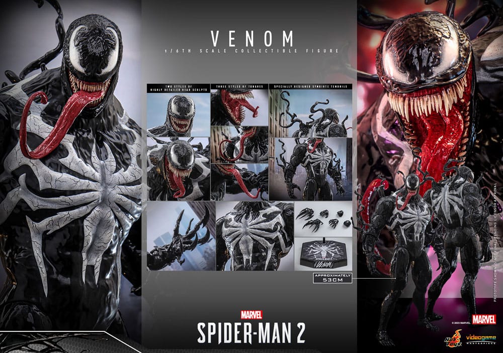 Spider-Man 2 Videogame Masterpiece Action Figure 1/6 Venom 53cm - Action Figures - Hot Toys - Hobby Figures UK