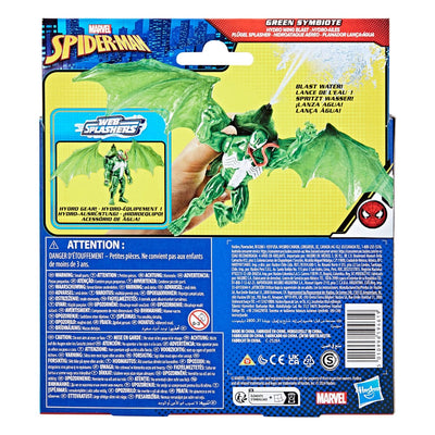 Spider-Man Epic Hero Series Web Splashers Action Figure Green Symbiote Hydro Wing Blast 10cm - Action Figures - Hasbro - Hobby Figures UK