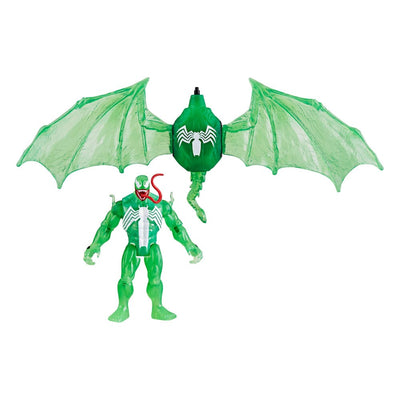 Spider-Man Epic Hero Series Web Splashers Action Figure Green Symbiote Hydro Wing Blast 10cm - Action Figures - Hasbro - Hobby Figures UK