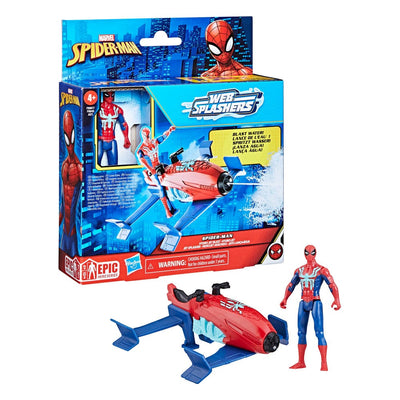 Spider-Man Epic Hero Series Web Splashers Action Figure Spider-Man Hydro Jet Blast 10cm - Action Figures - Hasbro - Hobby Figures UK