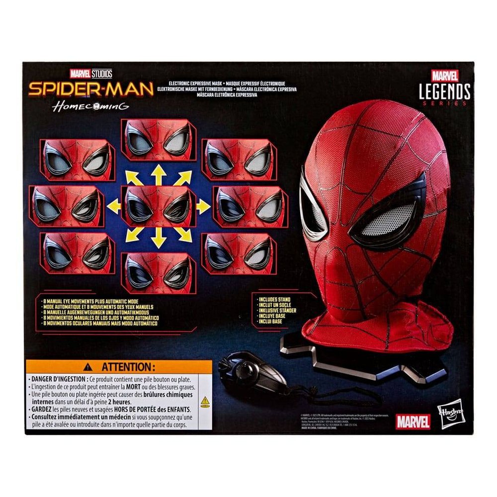Spider-Man: Homecoming Electronic Expressive Mask Spider-Man - Action Figures - Hasbro - Hobby Figures UK