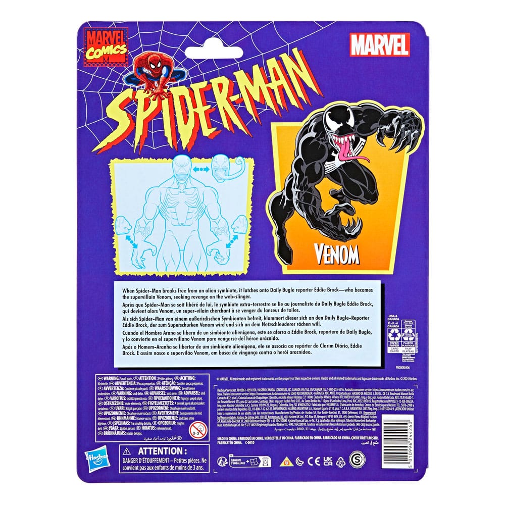 Spider-Man Marvel Legends Action Figure Venom 15cm - Action Figures - Hasbro - Hobby Figures UK