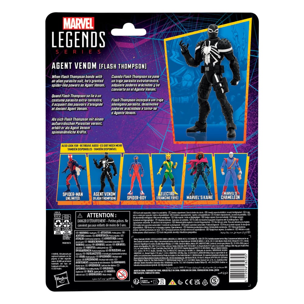 Spider-Man Marvel Legends Retro Action Figure Agent Venom (Flash Thompson) 15cm