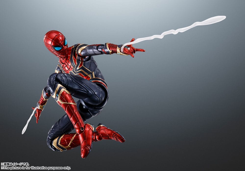 Spider-Man: No Way Home S.H. Figuarts Action Figure Iron Spider-Man 15cm - Action Figures - Bandai Tamashii Nations - Hobby Figures UK
