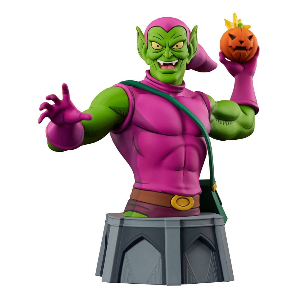 Spider-Man: The Animated Series Bust 1/7 Green Goblin 15cm - Scale Statue - Diamond Select - Hobby Figures UK