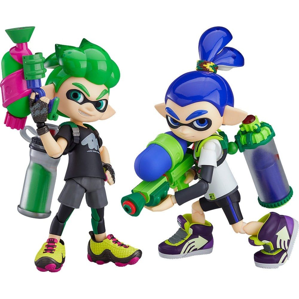 Splatoon/Splatoon 2 Figma Action Figure Splatoon Boy DX Edition 10cm