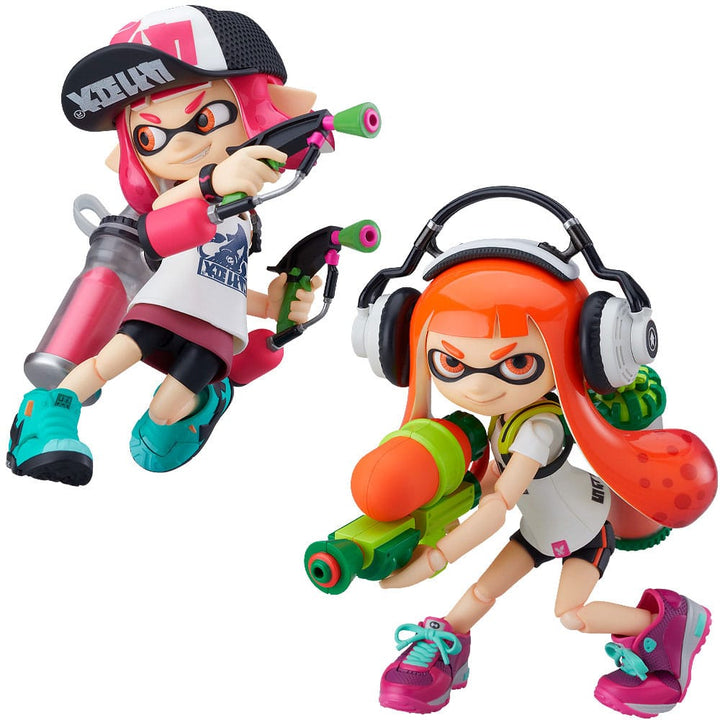 ゲームキャラクター figma Splatoon Girl DX Edition 400-DX Splatoon/Splatoon 2 Figma Action Figure Splatoon Girl DX Edition