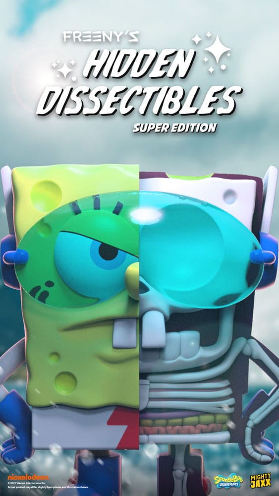 Spongebob Squarepants Blind Box Hidden Dissectibles Series 04 (Super ed.) Display (6) - Scale Statue - Mighty Jaxx - Hobby Figures UK