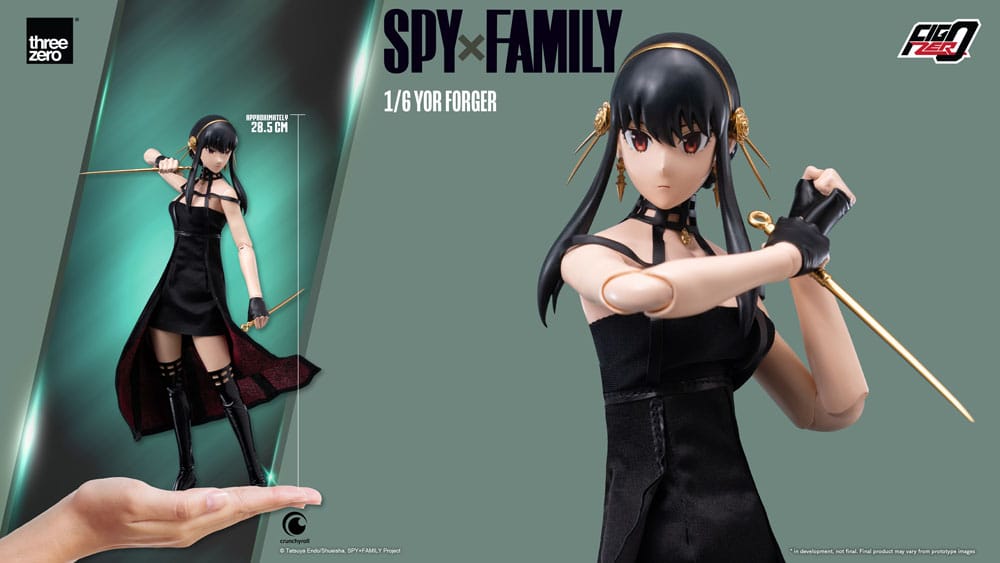 Spy x Family FigZero Action Figure 1/6 Yor Forger 28cm - Action Figures - ThreeZero - Hobby Figures UK
