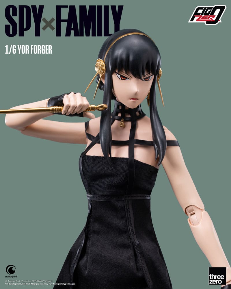 Spy x Family FigZero Action Figure 1/6 Yor Forger 28cm - Action Figures - ThreeZero - Hobby Figures UK