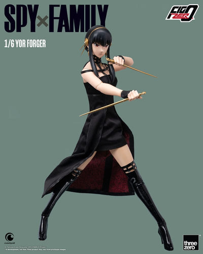 Spy x Family FigZero Action Figure 1/6 Yor Forger 28cm - Action Figures - ThreeZero - Hobby Figures UK