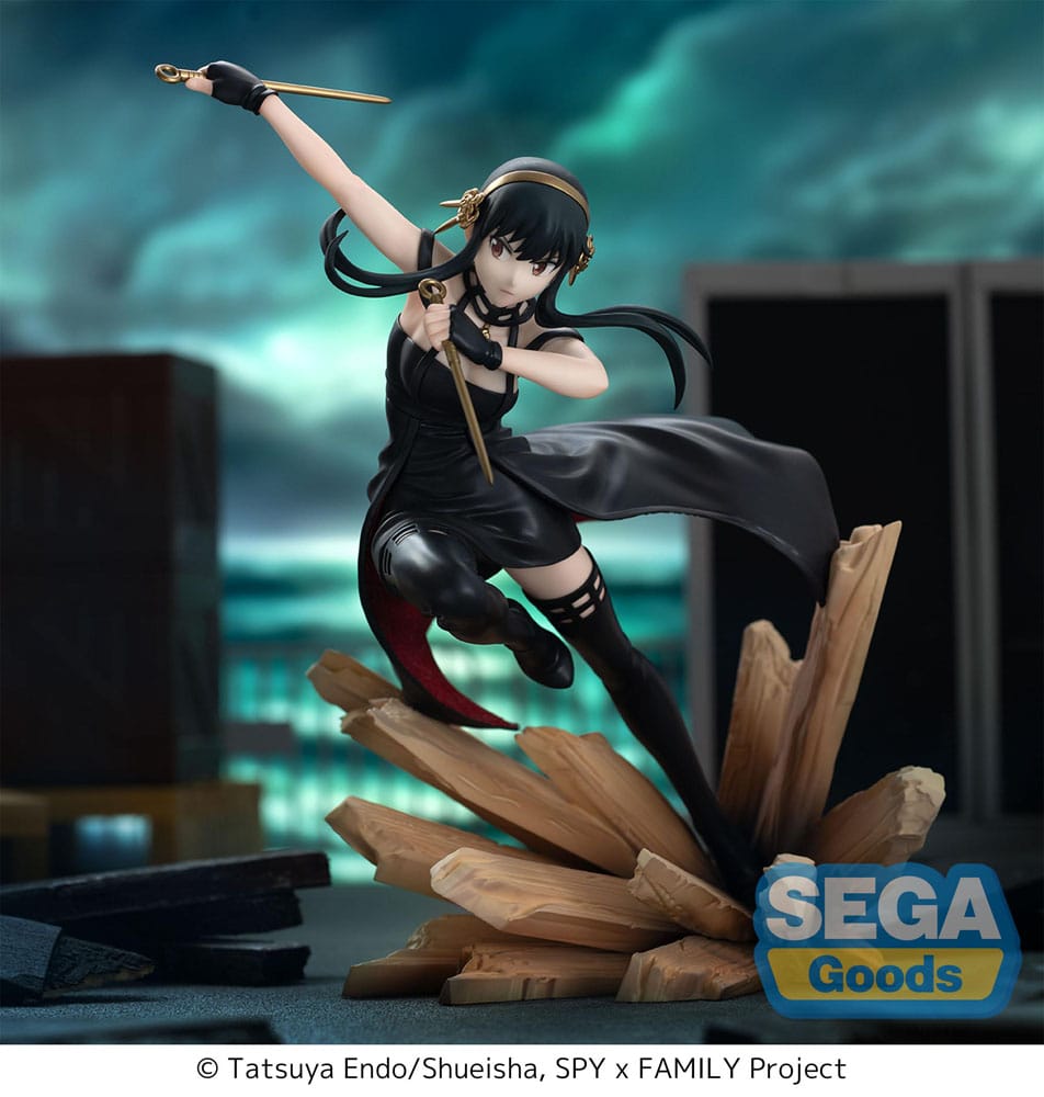 Spy x Family Luminasta PVC Statue Yor Forger Thorn Princess mission extend 19cm - Scale Statue - Sega - Hobby Figures UK