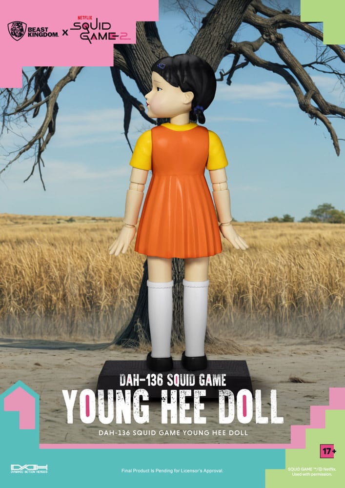 Squid Game Action Figure with Sound Young Hee Doll 30cm – Hobby