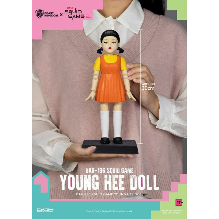 Squid Game Action Figure with Sound Young Hee Doll 30cm – Hobby