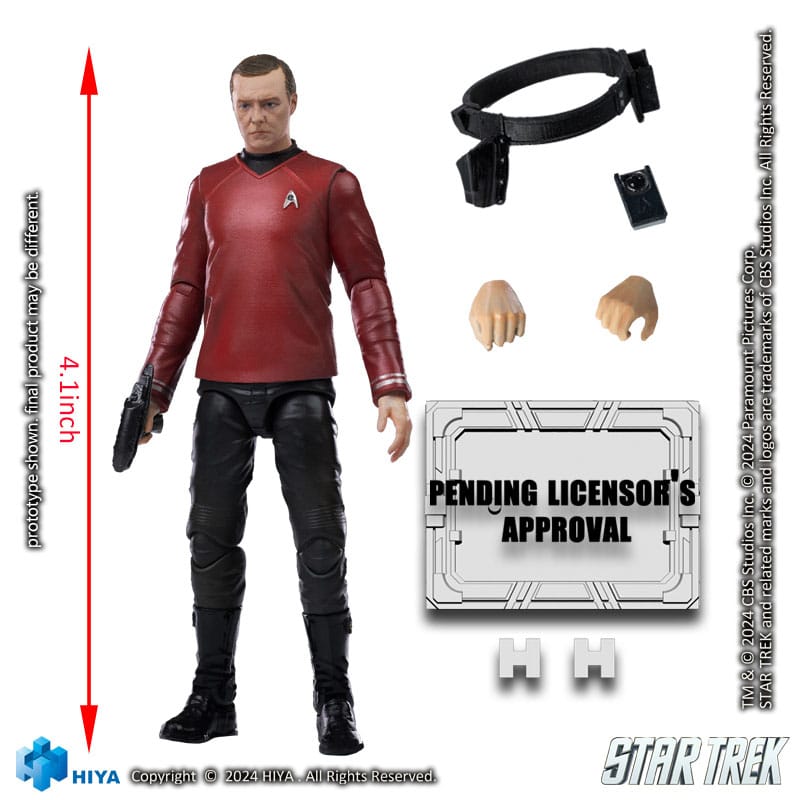 Star Trek Exquisite Mini Action Figure 1/18 Star Trek 2009 Scotty 10cm - Action Figures - Hiya Toys - Hobby Figures UK