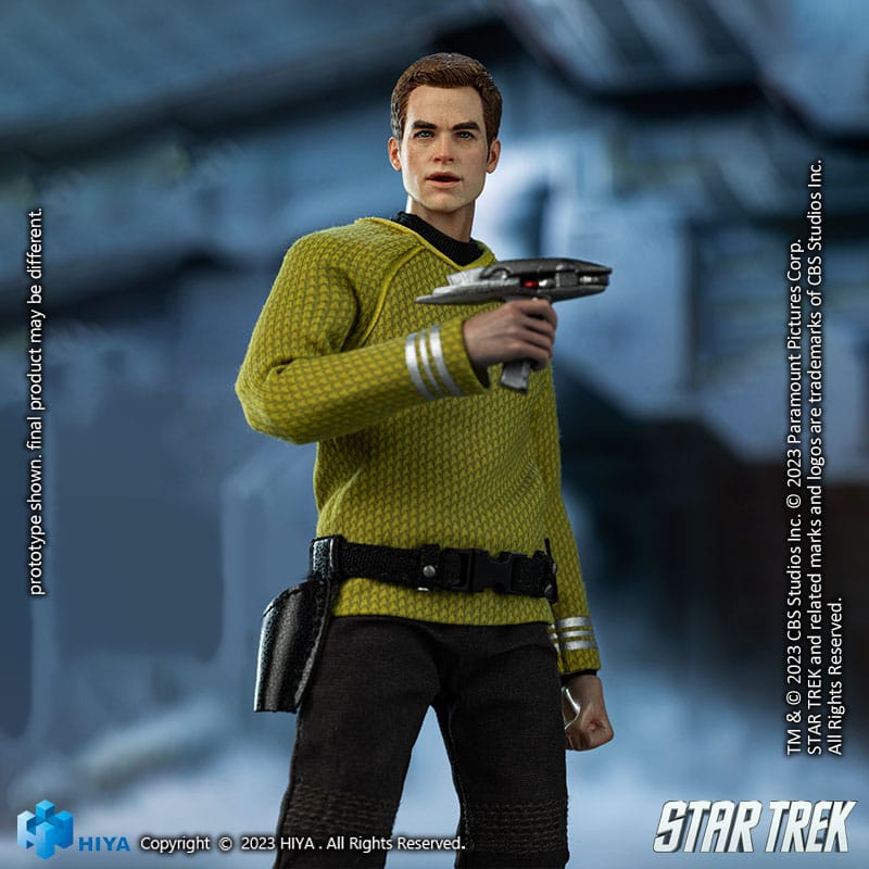 Star Trek Exquisite Super Series  Action Figure 1/12 Kirk 16cm - Action Figures - Hiya Toys - Hobby Figures UK