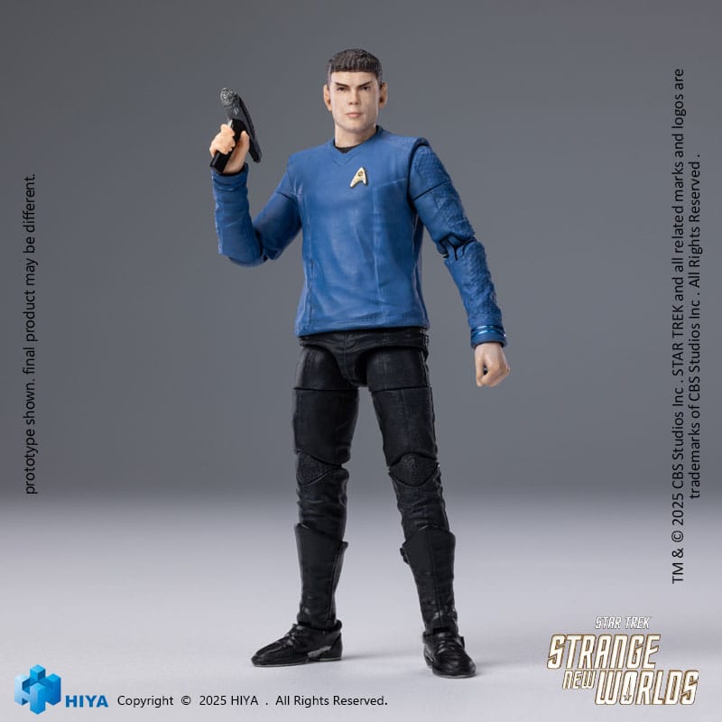 Star Trek Strange New Worlds Exquisite Mini Series Action Figure 1/18 Spock 11cm - Action Figures - Hiya Toys - Hobby Figures UK