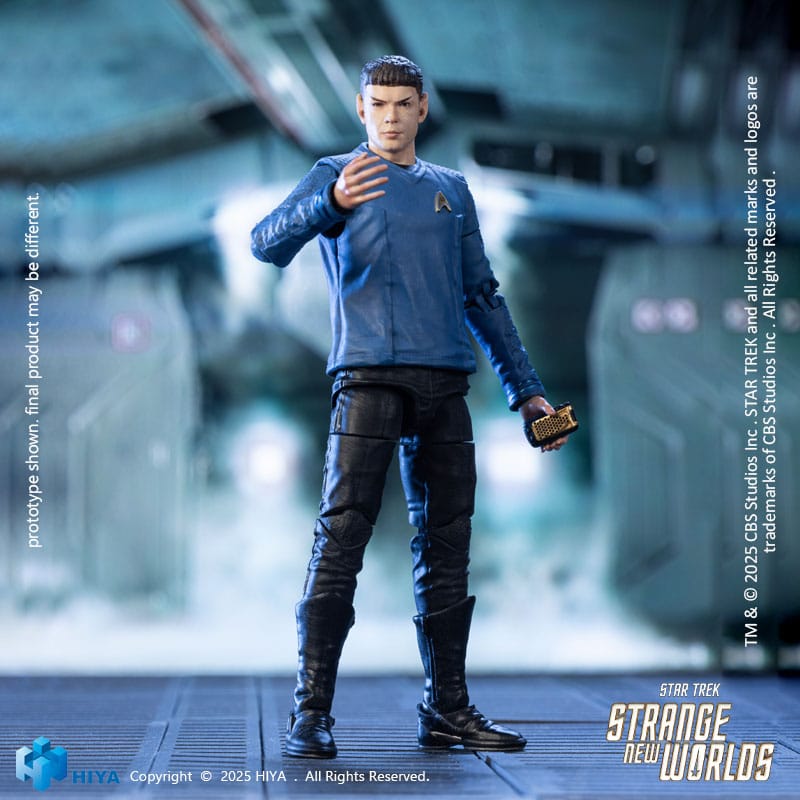 Star Trek Strange New Worlds Exquisite Mini Series Action Figure 1/18 Spock 11cm - Action Figures - Hiya Toys - Hobby Figures UK