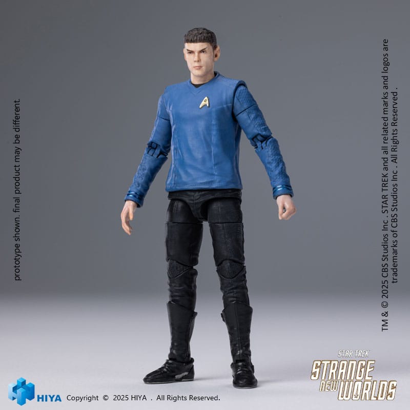 Star Trek Strange New Worlds Exquisite Mini Series Action Figure 1/18 Spock 11cm - Action Figures - Hiya Toys - Hobby Figures UK