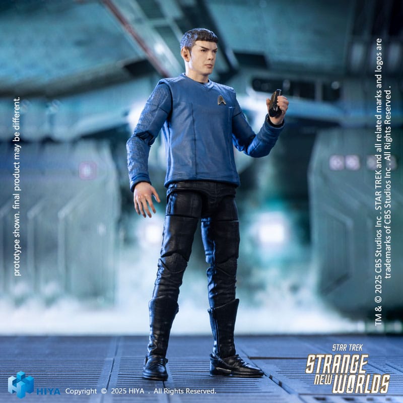 Star Trek Strange New Worlds Exquisite Mini Series Action Figure 1/18 Spock 11cm - Action Figures - Hiya Toys - Hobby Figures UK