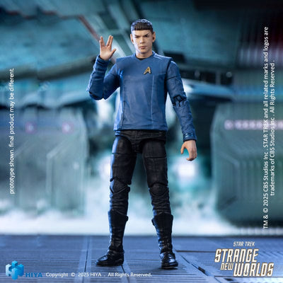 Star Trek Strange New Worlds Exquisite Mini Series Action Figure 1/18 Spock 11cm - Action Figures - Hiya Toys - Hobby Figures UK