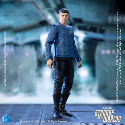 Star Trek Strange New Worlds Exquisite Mini Series Action Figure 1/18 Spock 11cm - Action Figures - Hiya Toys - Hobby Figures UK