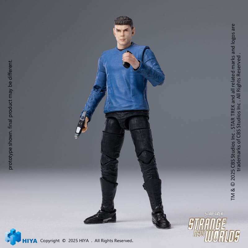 Star Trek Strange New Worlds Exquisite Mini Series Action Figure 1/18 Spock 11cm - Action Figures - Hiya Toys - Hobby Figures UK