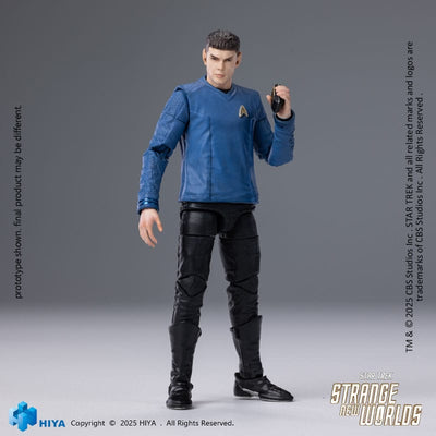 Star Trek Strange New Worlds Exquisite Mini Series Action Figure 1/18 Spock 11cm - Action Figures - Hiya Toys - Hobby Figures UK