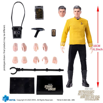 Star Trek Strange New Worlds Exquisite Super Series Action Figure 1/12 Pike 16cm - Action Figures - Hiya Toys - Hobby Figures UK