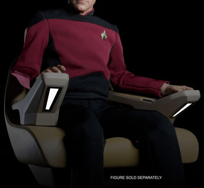 Star Trek: The Next Generation 1/6 Enterprise-D Captain's Chair 19cm - Scale Statue - EXO-6 - Hobby Figures UK