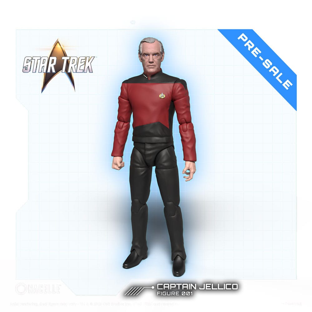 Star Trek: The Next Generation Action Figure 1/12 Captain Jellico 16cm - Action Figures - Nacelle Consumer Products - Hobby Figures UK