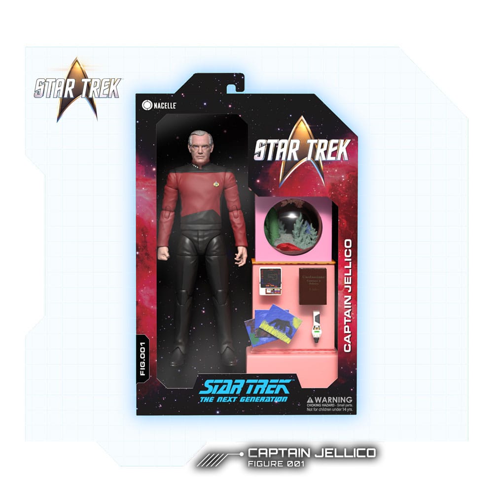 Star Trek: The Next Generation Action Figure 1/12 Captain Jellico 16cm - Action Figures - Nacelle Consumer Products - Hobby Figures UK