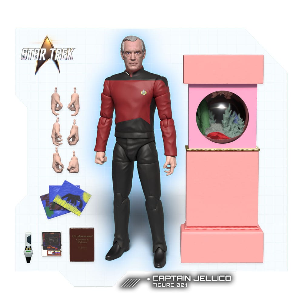 Star Trek: The Next Generation Action Figure 1/12 Captain Jellico 16cm - Action Figures - Nacelle Consumer Products - Hobby Figures UK