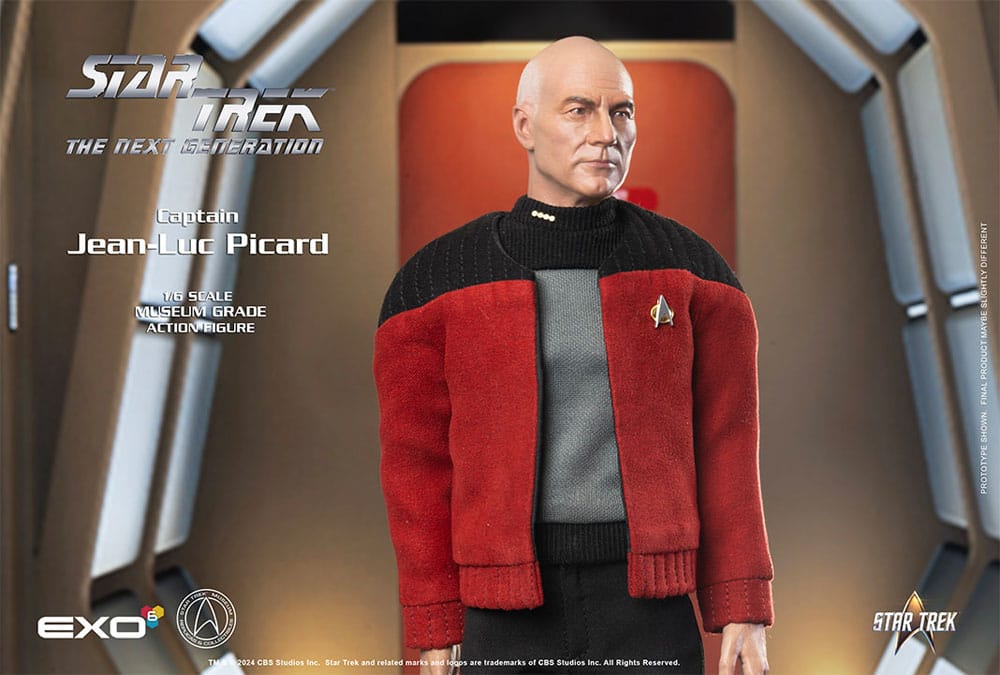 Star Trek: The Next Generation Action Figure 1/6 Captain Jean-Luc Picard 30cm - Action Figures - EXO-6 - Hobby Figures UK