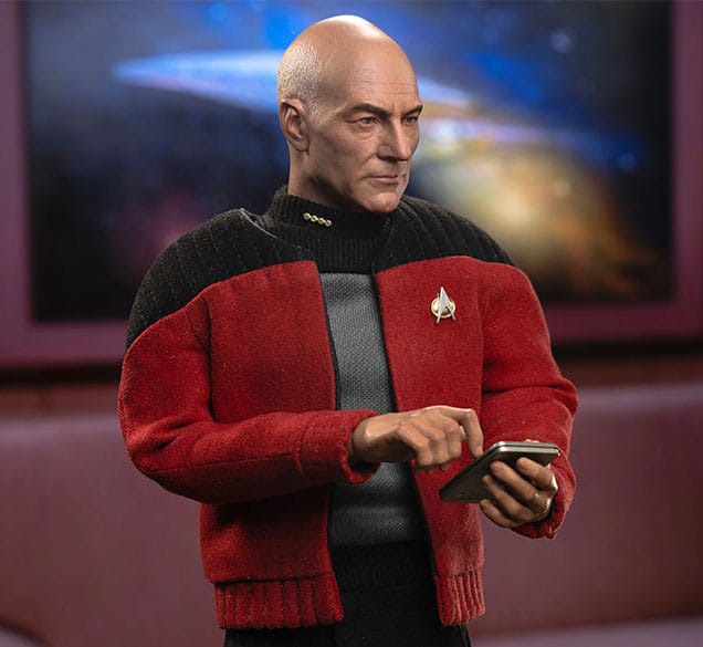 Star Trek: The Next Generation Action Figure 1/6 Captain Jean-Luc Picard 30cm - Action Figures - EXO-6 - Hobby Figures UK