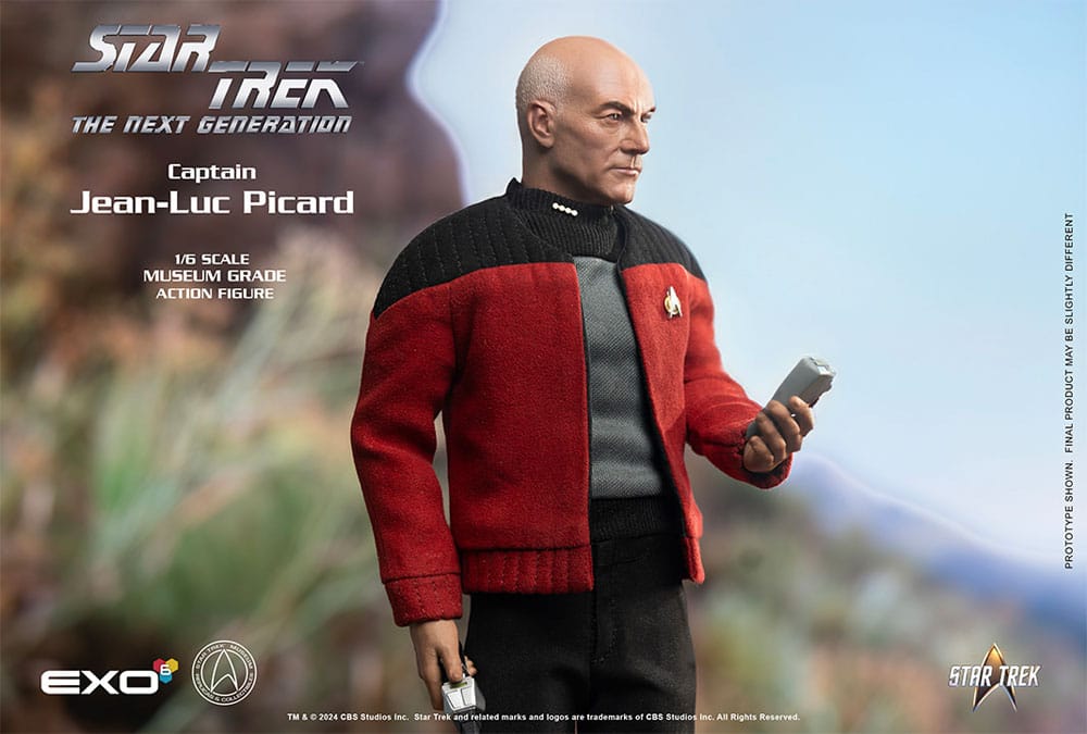 Star Trek: The Next Generation Action Figure 1/6 Captain Jean-Luc Picard 30cm - Action Figures - EXO-6 - Hobby Figures UK