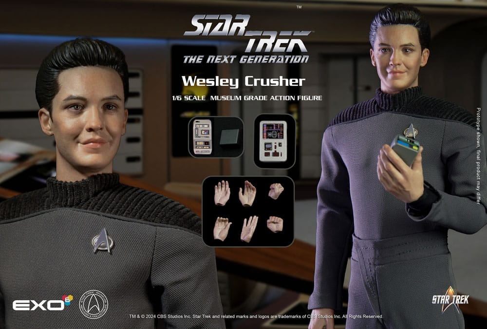 Star Trek: The Next Generation Action Figure 1/6 Wesley Crusher 30cm - Action Figures - EXO-6 - Hobby Figures UK