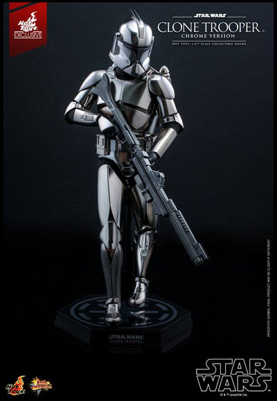 Star Wars Action Figure 1/6 Clone Trooper (Chrome Version) 2022 Convention Exclusive 30cm - Action Figures - Hot Toys - Hobby Figures UK