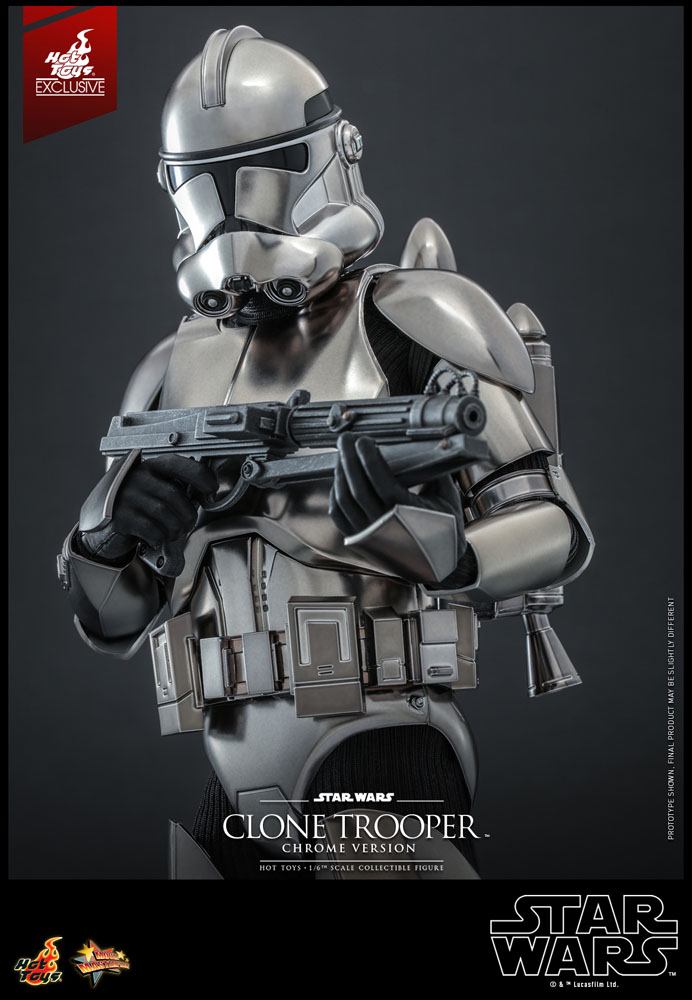 Star Wars Action Figure 1/6 Clone Trooper (Chrome Version) 2022 Convention Exclusive 30cm - Action Figures - Hot Toys - Hobby Figures UK