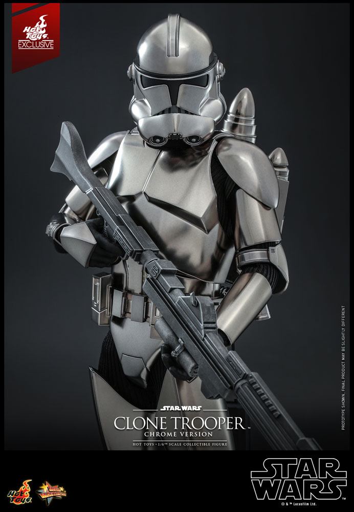 Star Wars Action Figure 1/6 Clone Trooper (Chrome Version) 2022 Convention Exclusive 30cm - Action Figures - Hot Toys - Hobby Figures UK