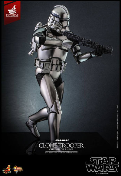 Star Wars Action Figure 1/6 Clone Trooper (Chrome Version) 2022 Convention Exclusive 30cm - Action Figures - Hot Toys - Hobby Figures UK