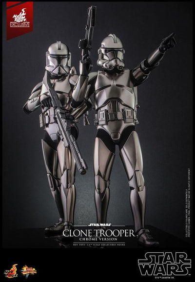 Star Wars Action Figure 1/6 Clone Trooper (Chrome Version) 2022 Convention Exclusive 30cm - Action Figures - Hot Toys - Hobby Figures UK