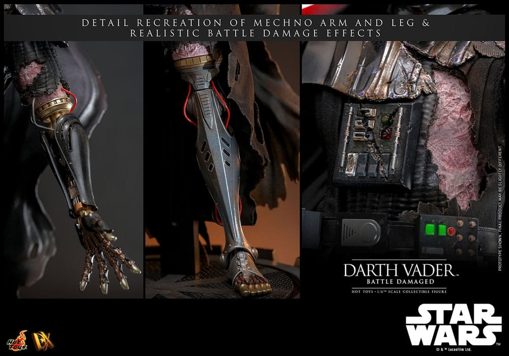 Star Wars Action Figure 1/6 Darth Vader (Battle Damaged) 35cm - Action Figures - Hot Toys - Hobby Figures UK