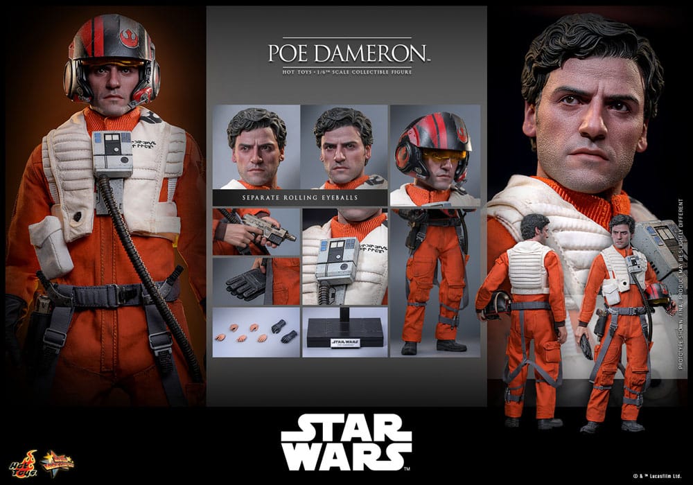 Star Wars Action Figure 1/6 Poe Dameron 30cm – Hobby Figures
