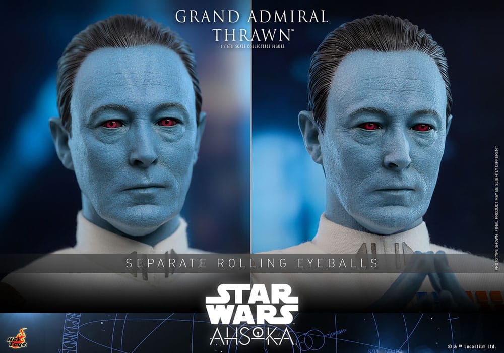 Star Wars: Ahsoka Action Figure 1/6 Grand Admiral Thrawn 32cm - Action Figures - Hot Toys - Hobby Figures UK