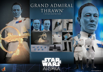 Star Wars: Ahsoka Action Figure 1/6 Grand Admiral Thrawn 32cm - Action Figures - Hot Toys - Hobby Figures UK